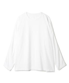 Herringbone Tape L-S Tee / WHITE