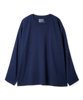 Herringbone Tape L-S Tee / NAVY