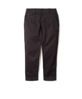 Chino Pants - Stretch Ankle Cut / BLACK