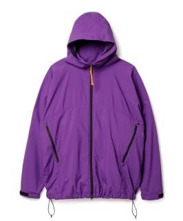Supplex(R) Nylon Hooded Track Jacket /  PURPLE