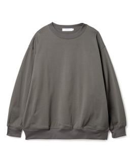 Paralleled Single Jersey Sweatshirt / CHARCOAL