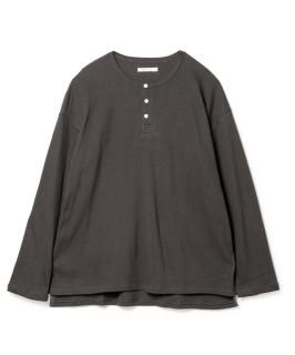 Loungewear Thermal Henly Top / CHARCOAL