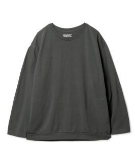 American Cotton Rib L-S Tee / CHARCOAL