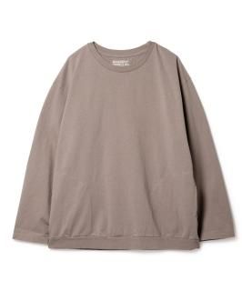 American Cotton Rib L-S Tee / KHAKI BEIGE
