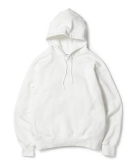 Heavy Hooded Sweatshirt - Seam Pocket / WHITE