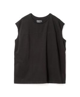 American Cotton Football Sleeveless Tee / BLACK