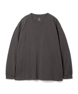 Cadet American Cotton Easy Fit L-S Tee / CHARCOAL