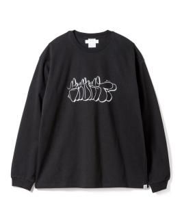 Vintage 02 Graphic L-S Tee / BLACK