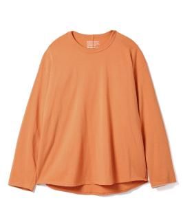 American Cotton Round L-S Tee / DARK ORANGE