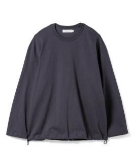 Elastic L-S Tee / CHARCOAL