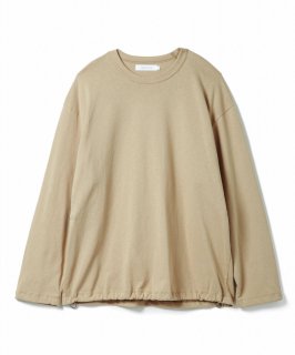 Elastic L-S Tee / KHAKI BEIGE