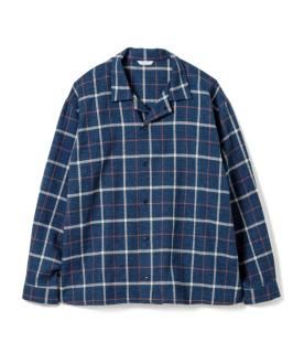Semi-Double Check Shirt / NAVY CHECK