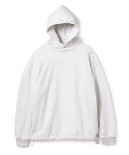 American Cotton Elastic Hooded Sweatshirt / OATMEAL