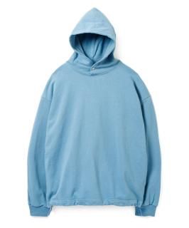 American Cotton Elastic Hooded Sweatshirt / SKY BLUE
