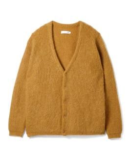 Donald Mohair Knit Cardigan / CAMEL