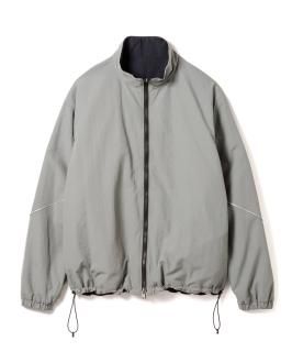 Nylon Reversible POLARTEC(R) Padded Jacket / CHARCOAL GRAY x BLACK