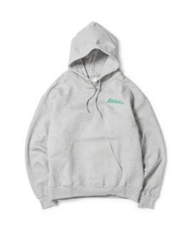 Athletic Hooded Sweatshirt / HEATHER GRAY