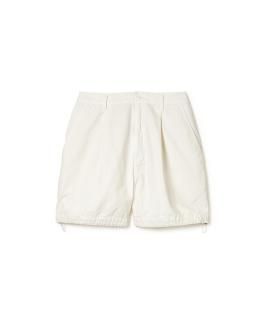 Vintage Chino Tuck Shorts Overdyed / VINTAGE WHITE