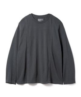American Cotton Switching L-S Tee / CHARCOAL