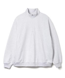 American Cotton Half Zip Pullover / OATMEAL