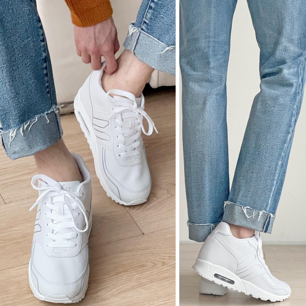 シューズ JEANS JJXX Tokyo wide leg jeans with cuffs in light blue | ASOS
