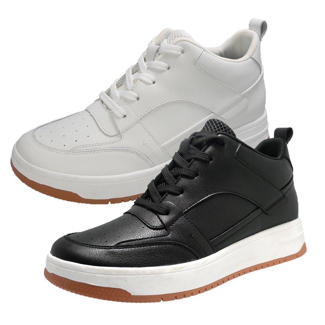 使用1回のみ　高級スニーカー　21.5センチ シークレットシューズ スニーカー 厚底シューズ トールシューズ ヒール