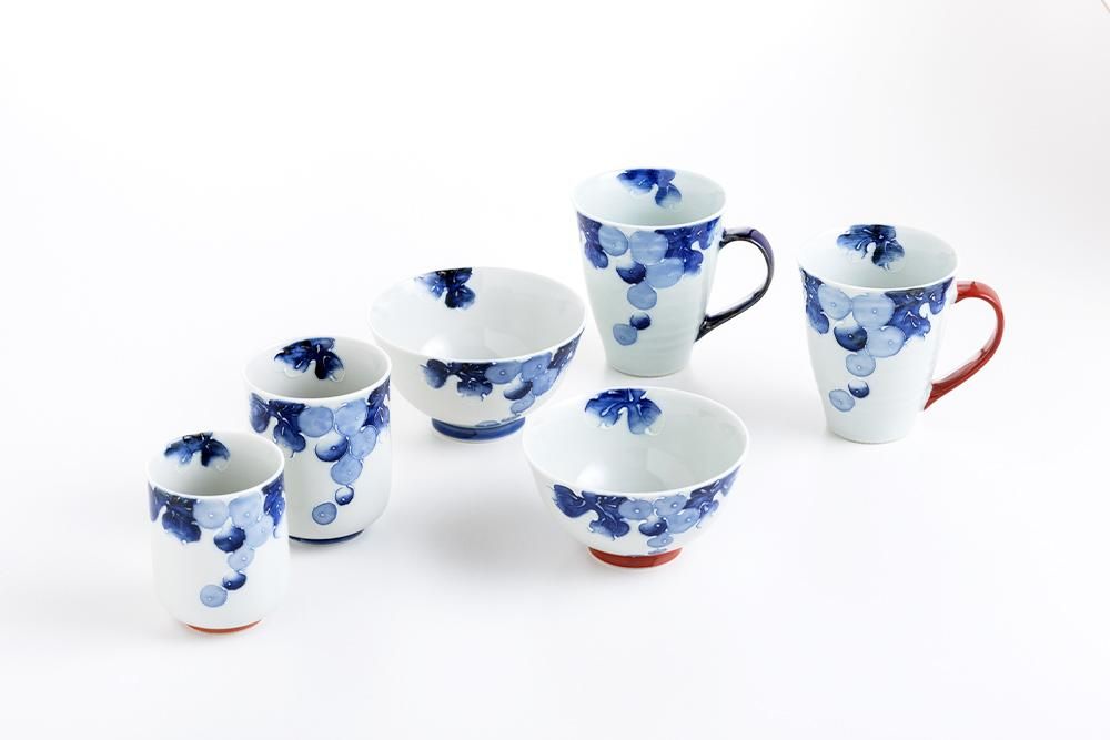 手描きの呉須が美しい | 染一珍 茶碗 | 波佐見焼窯元 山下陶苑