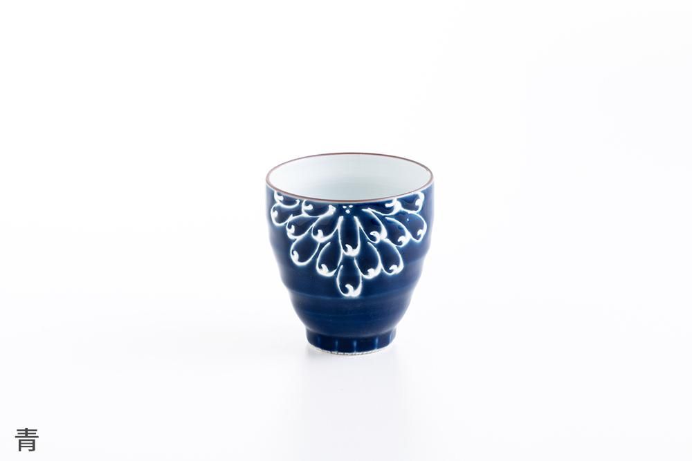 陶芸　手作り陶器　飾り花瓶　菊図柄 陶芸 手作り陶器 飾り花瓶 菊図柄 美術品・アンティーク