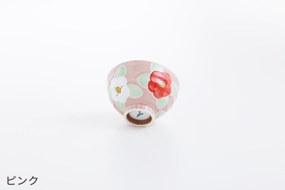 8月セール 有田焼香合 椿 手描き 花器「花瓶 金彩椿絵」 金龍窯 江口天童 有田焼 陶磁器 – Takumi