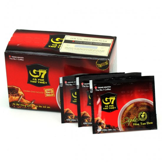 G7 ブラック 15袋入 インスタントコーヒー - ベトナムコーヒーの通販専門店｜ベトナム珈琲豆屋 本店