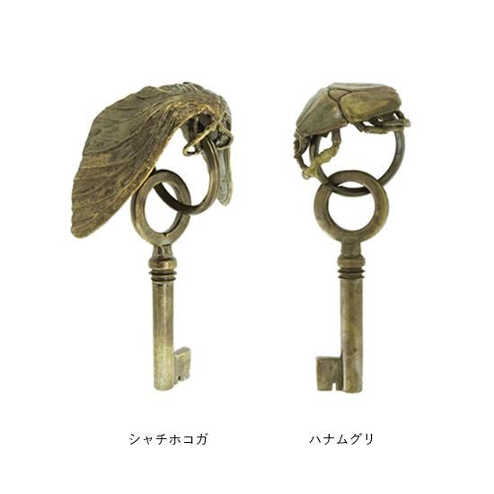 TORQUATA トルクアータ ❀ アゲハ蝶 鍵 真鍮キーリング アンティーク風 TORQUATA トルクアータ ❀ アゲハ蝶 鍵 真鍮キーリング