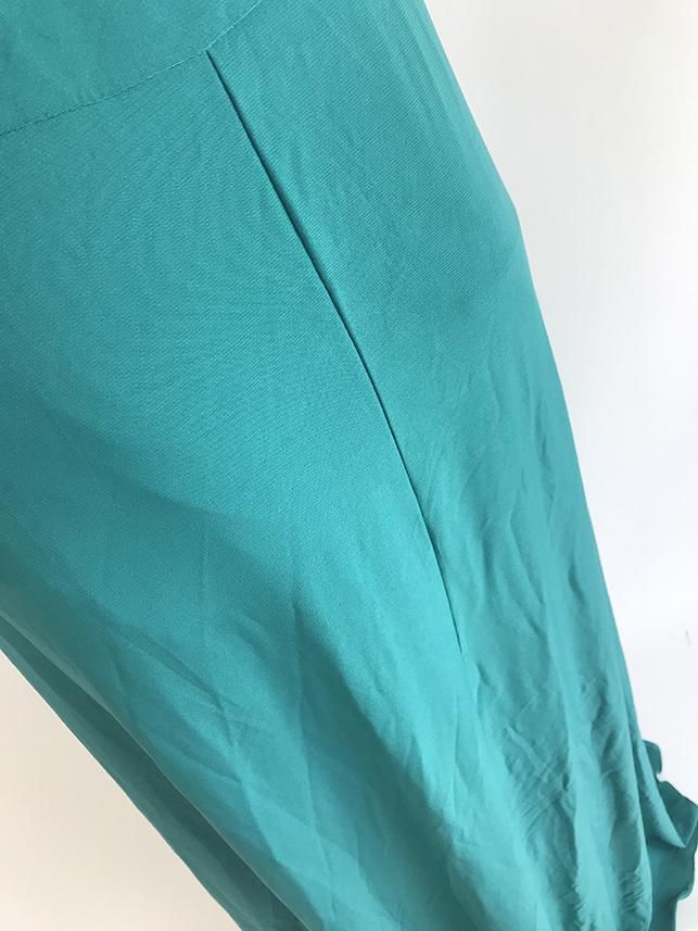 【MAC DUGGAL】ロング ドレス ホルターネック ブルーグリーン kelly-green-maxi-dress-with-