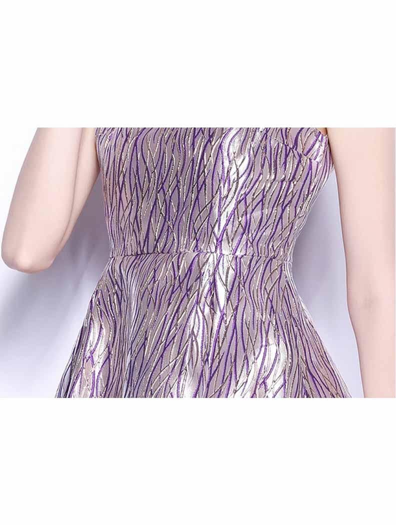 【KAREN MILLEN】ジャカード織りフローラルマキシドレス ライラック*ジャカード織り*ワンピースドレス/ 演奏会