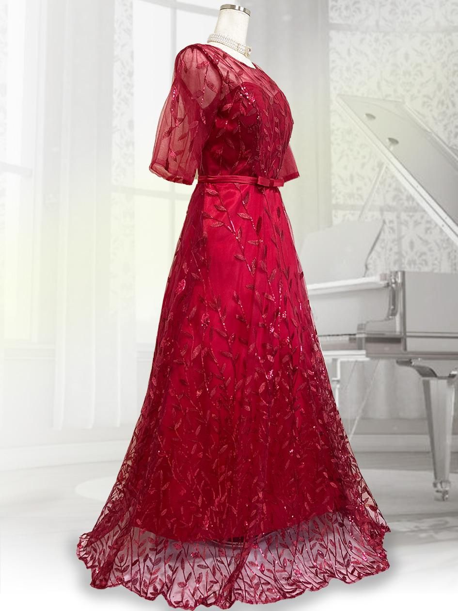 ドレスレッドロングXS