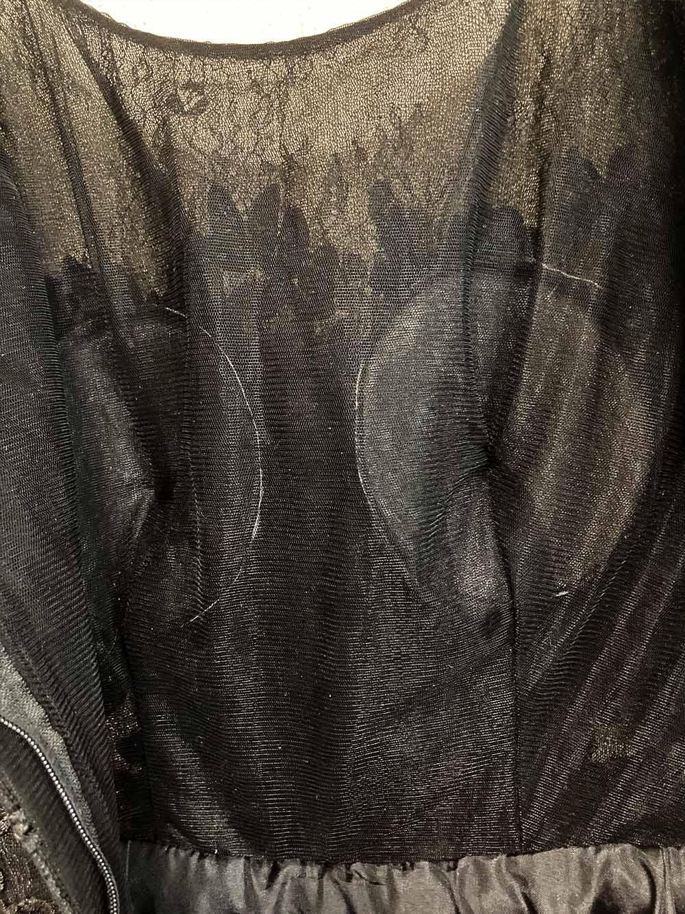 M即納】ブラック*フリル5分袖ロングドレス XS~大きいサイズ M即納】ブラック*フリル5分袖ロングドレス XS~大きいサイズ