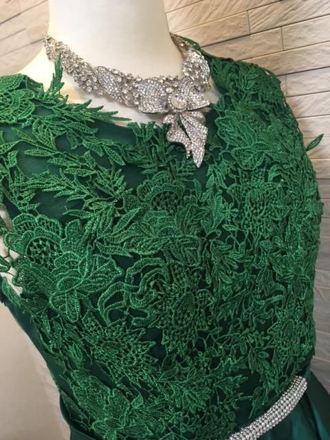 M/L】new☆クラシックグリーン*ノースリーブ ロングドレス演奏 M/L】new☆クラシックグリーン*ノースリーブ ロングドレス演奏