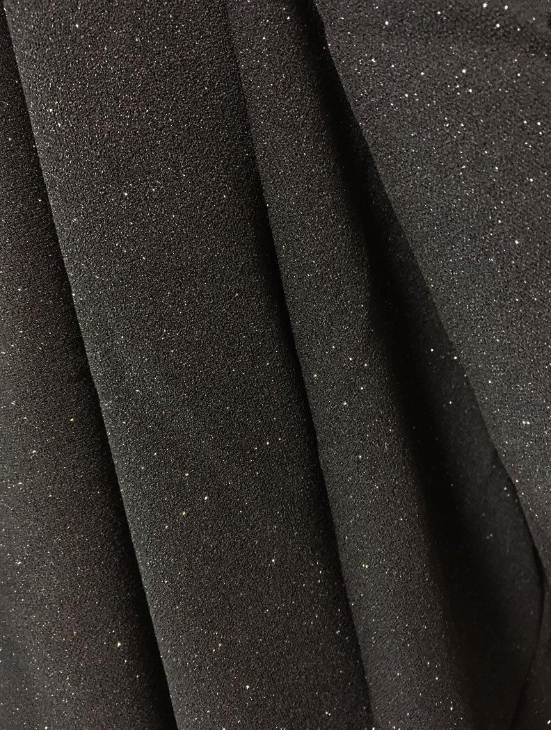 ブラックビジュー＊ワンショルダーシフォンドレス＊ロングドレス