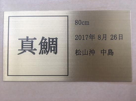 カスタムプレート 銘板 魚拓用 カスタムプレート 銘板 魚拓用