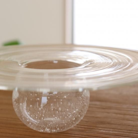 波紋の花器/ とりもと硝子店 - galerie n107