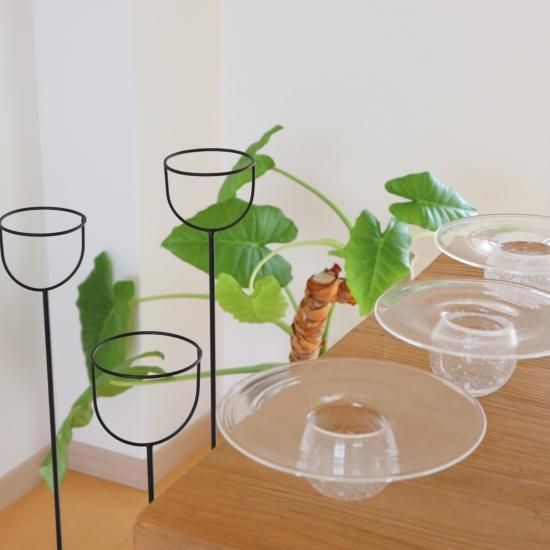 波紋の花器/ とりもと硝子店 - galerie n107