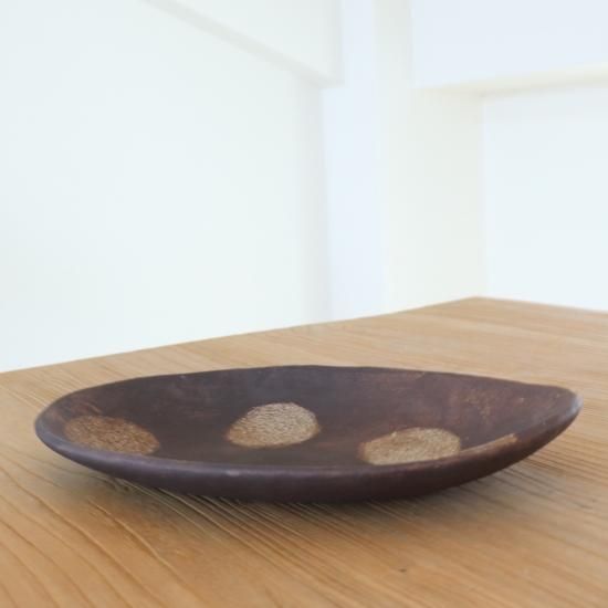 値下げ　新品未使用　藤森ちかこ　オーバル皿 オーバル皿/藤森ちかこ - galerie n107