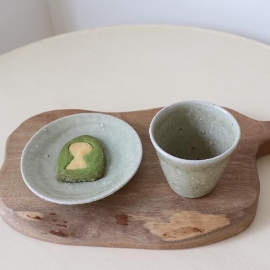 灰釉和菓子皿/坂部博恵 - galerie n107