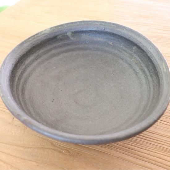 黒釉楕円鉢大/野口淳 - galerie n107 黒釉楕円鉢大/野口淳 - galerie n107