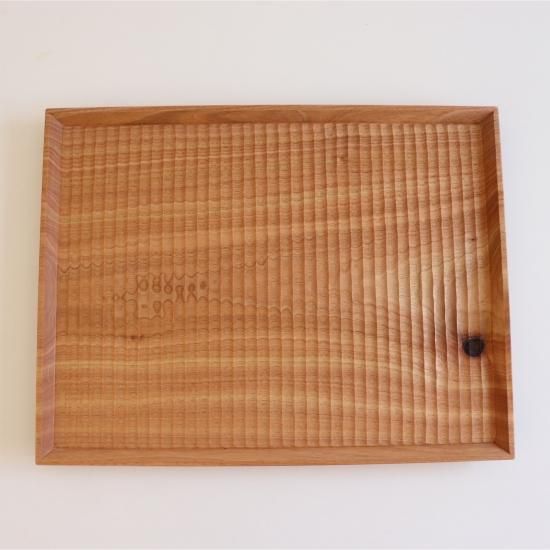 加賀雅之　彫り盆　クルミ 彫り盆(クルミ)／Semi-Aco 加賀雅之 - galerie n107