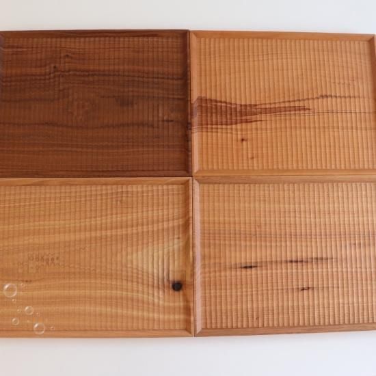 彫り盆(クルミ)／Semi-Aco 加賀雅之 - galerie n107