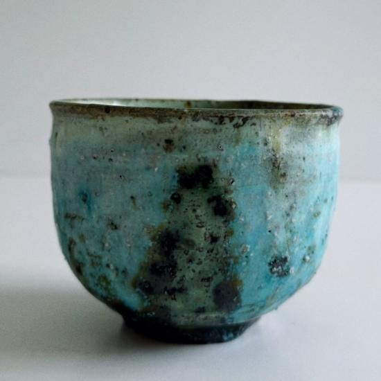 栗山園オンライン通販部 / 【出物】 模乾山作山水図茶碗 三浦竹