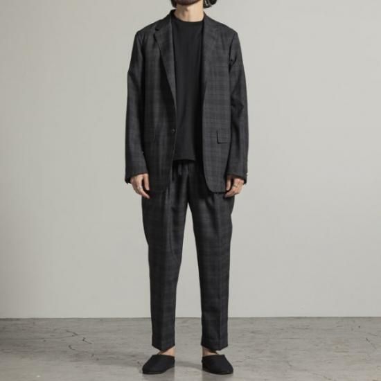 Super 120's wool tropical pegtop easy trousers Clearance