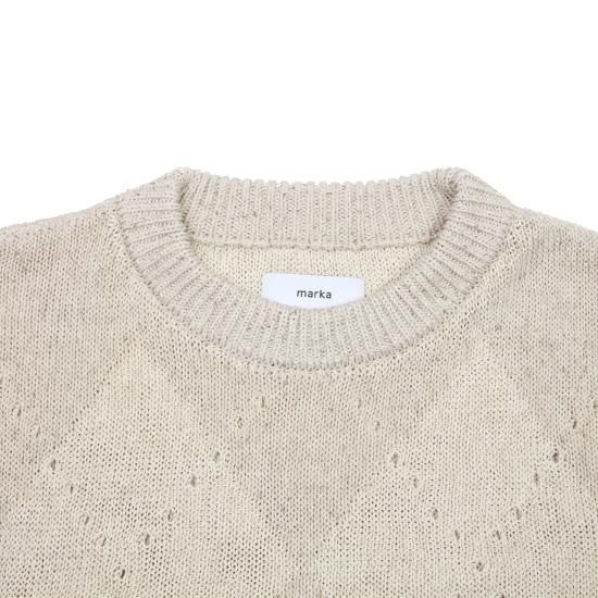 marka CREWNECK COTTON×SILK NEP YARN CREWNECK COTTON×SILK NEP YARN / marka(マーカ)通常価格