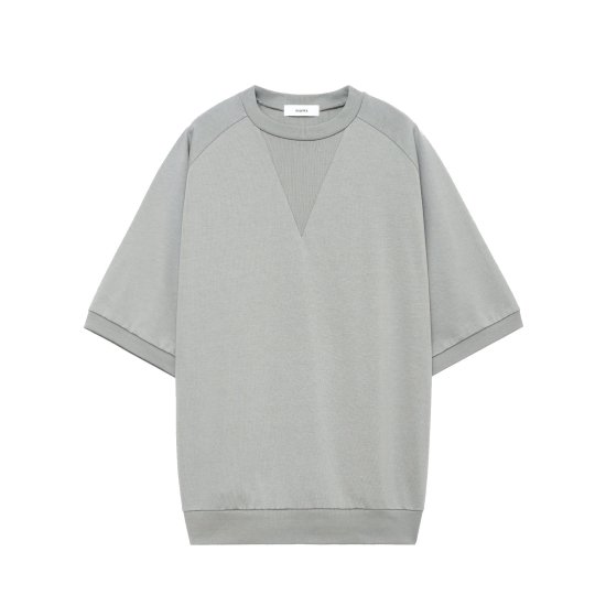 23S/S】 V GUSSET CREW NECK 20//1 RECYCLE SUVIN ORGANIC COTTON KNIT