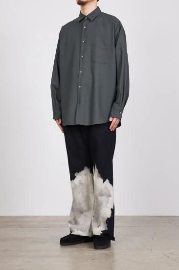 COMFORT FIT SHIRT ORGANIC WOOL 2/80 TROPICAL / MARKAWARE COMFORT FIT SHIRT ORGANIC WOOL 2/80 TROPICAL / MARKAWARE